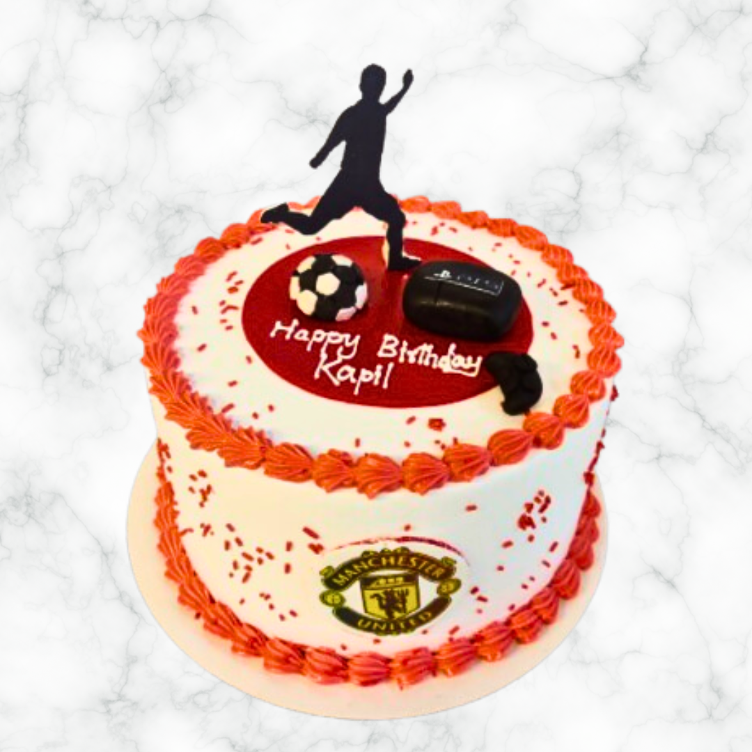 Manchester Football Cake