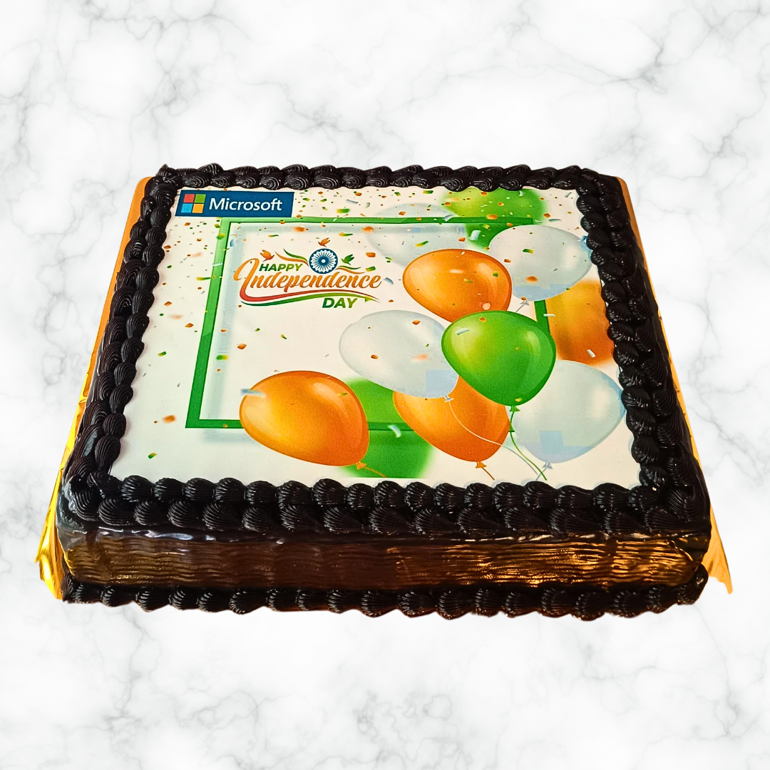 Republic day Photo Print cake