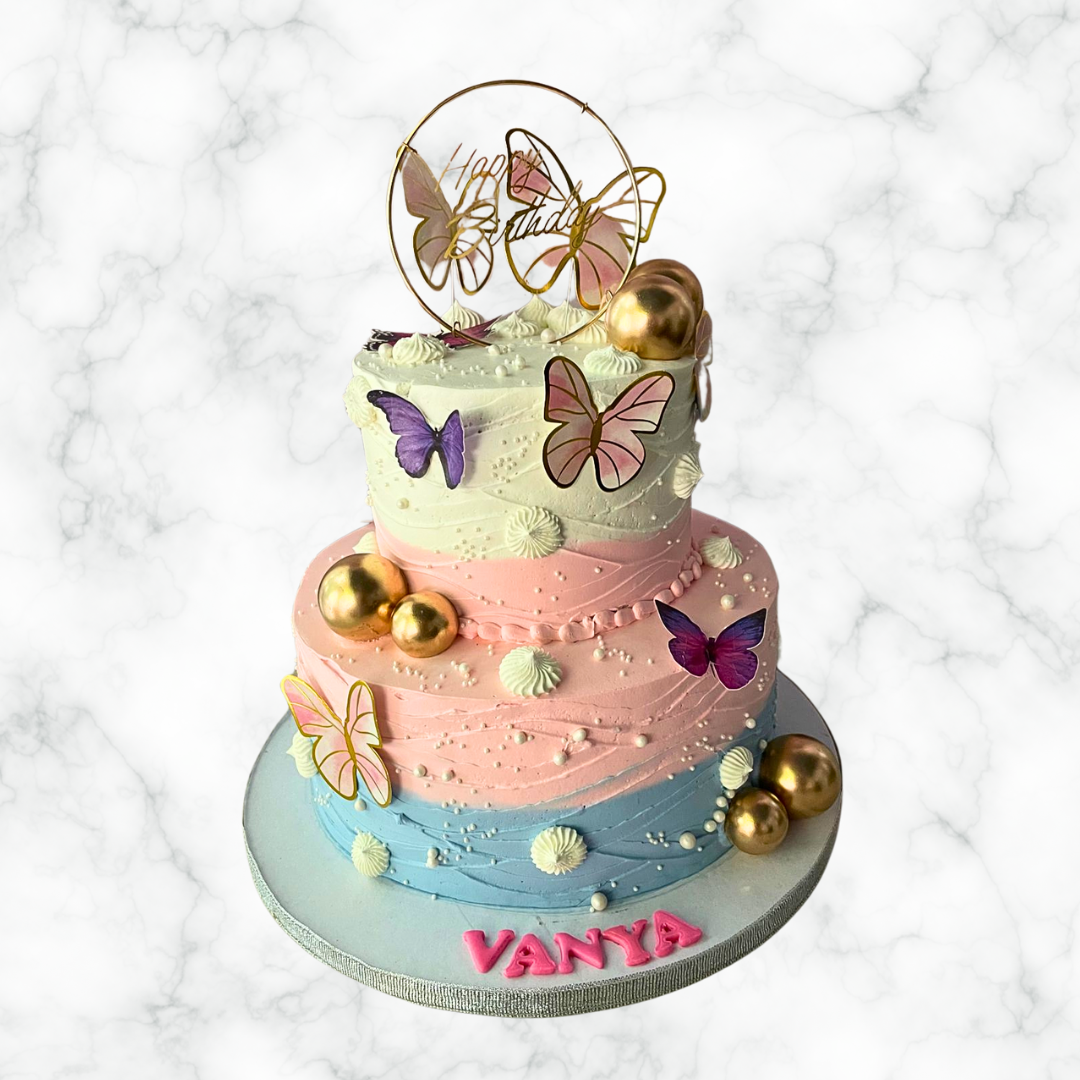 Butterfly Beauties Take Flight Cake