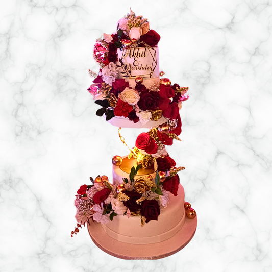 Floral Grandeur Cake