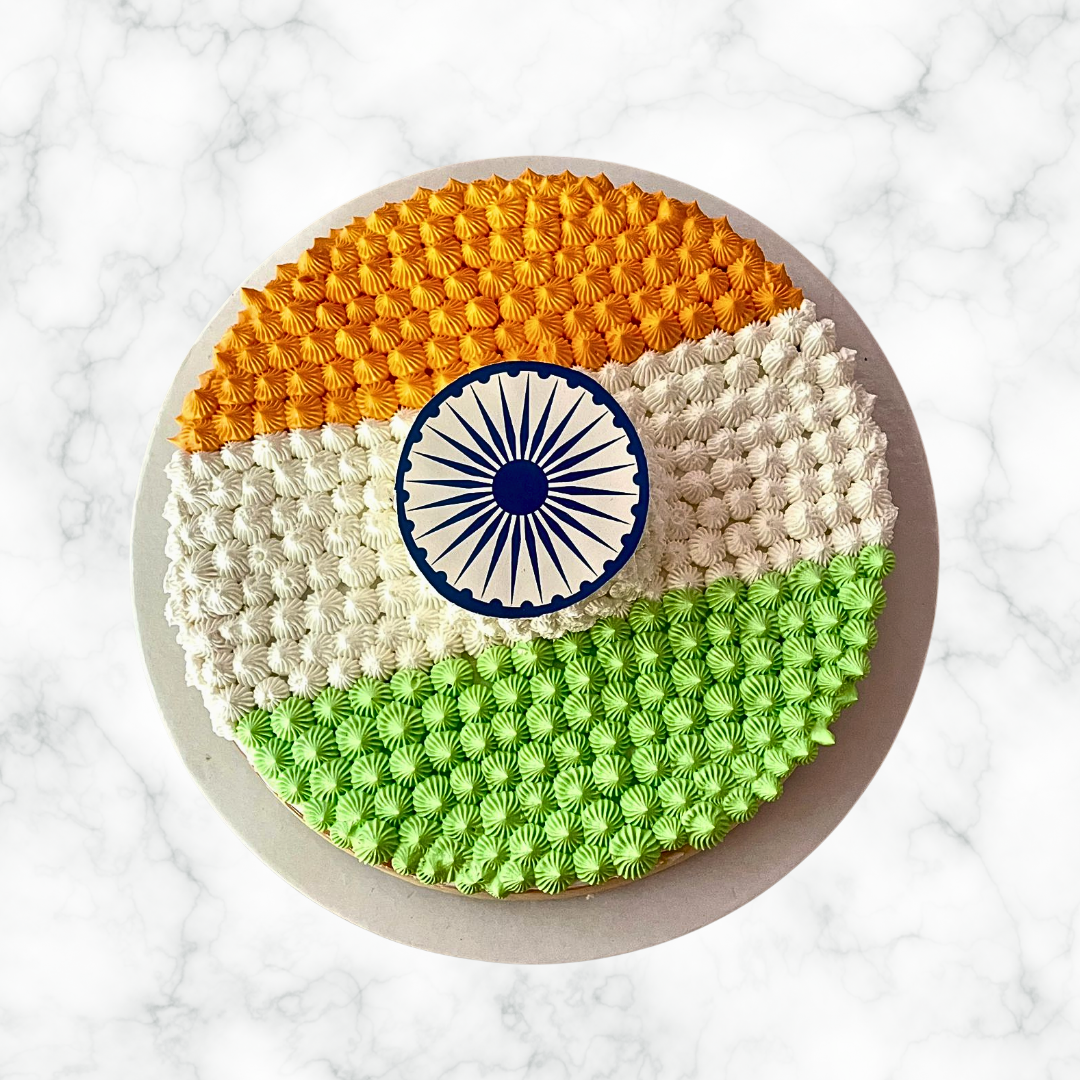 Republic Day Baked Cheesecake