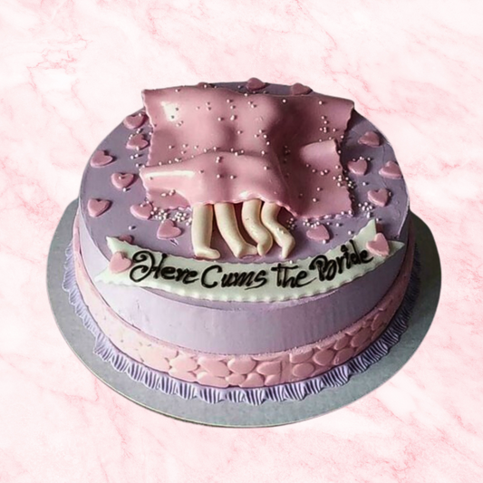 Lavender Bachelorette Cake
