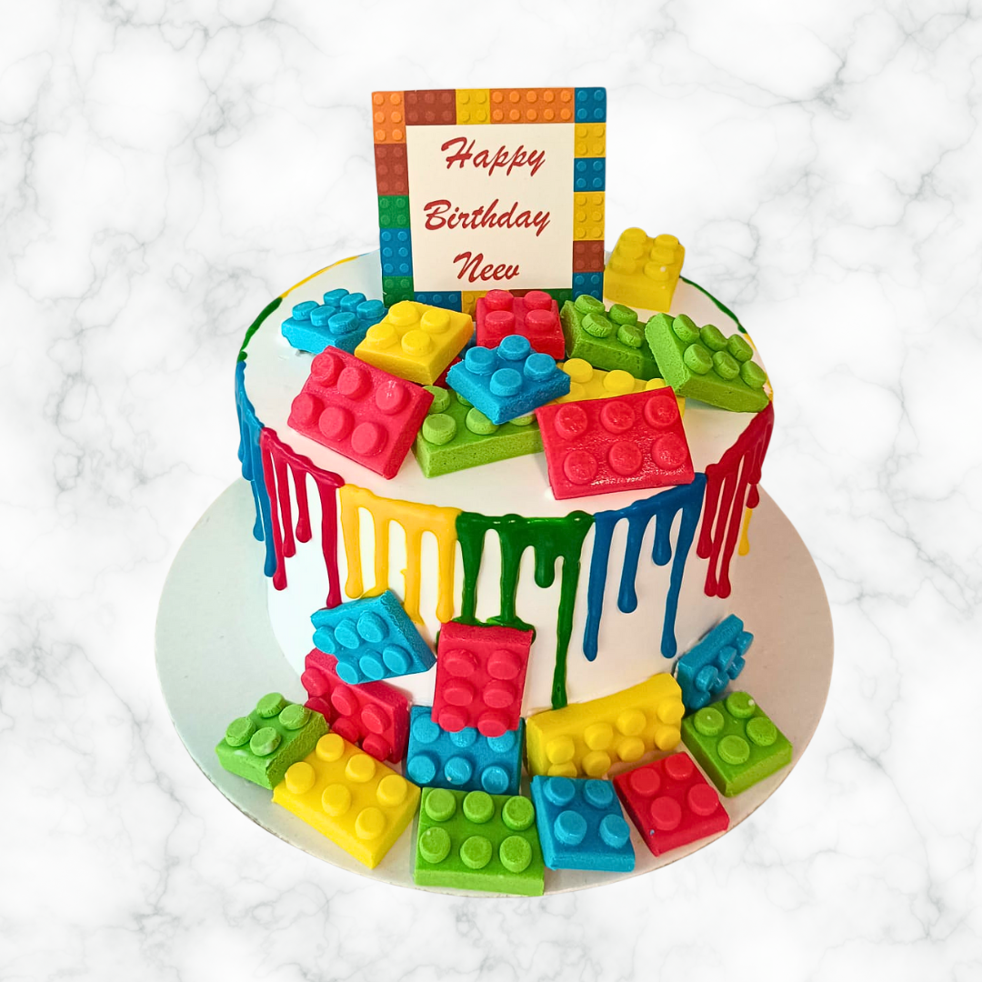 Bricktastic Celebration Cake