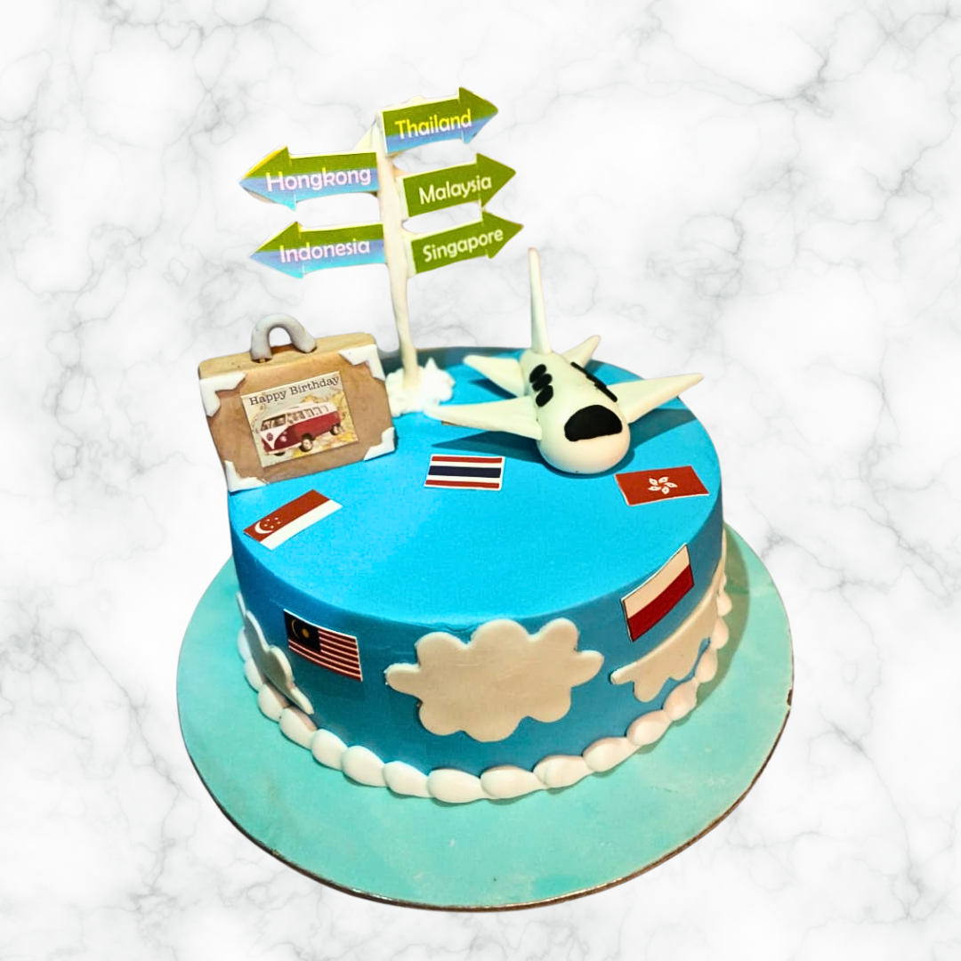 Cloud Nine Travel Cake