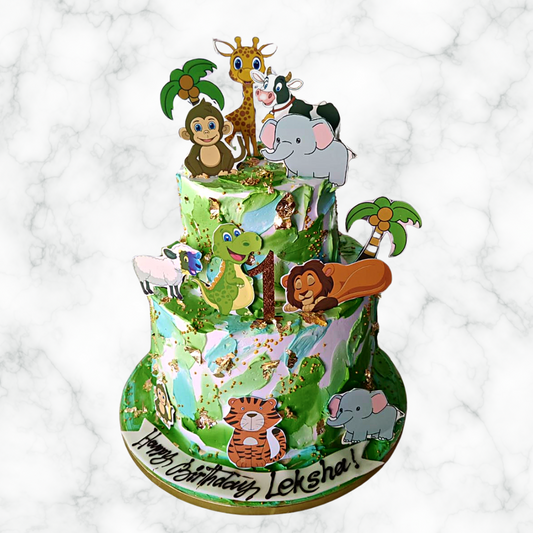 Jungle Mischief Cake