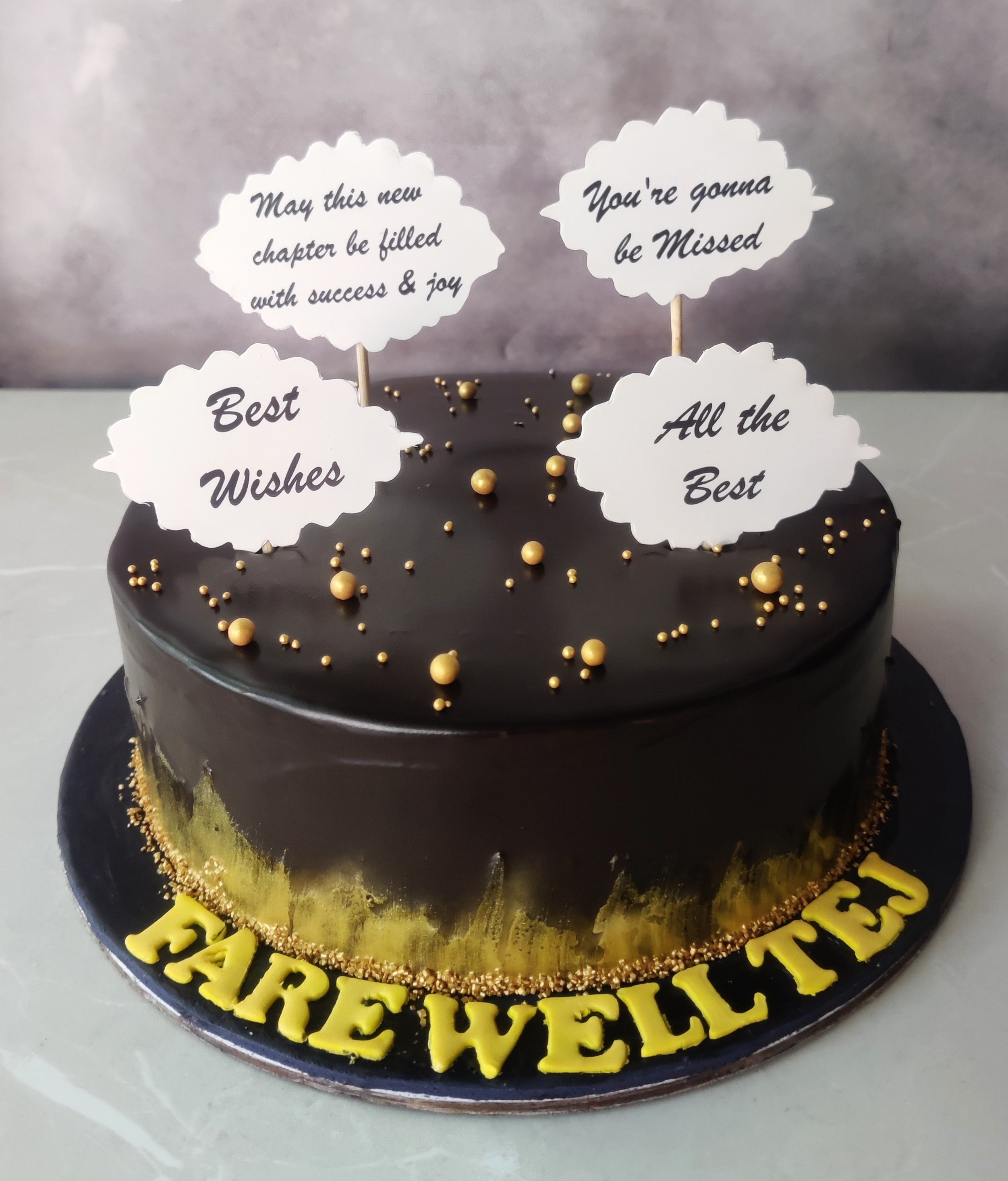 Farewell cake for a team lead from his... - Sweet Secret Spell | فيسبوك