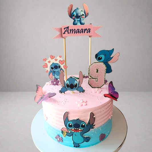 Stitch Birthday Magic Cake