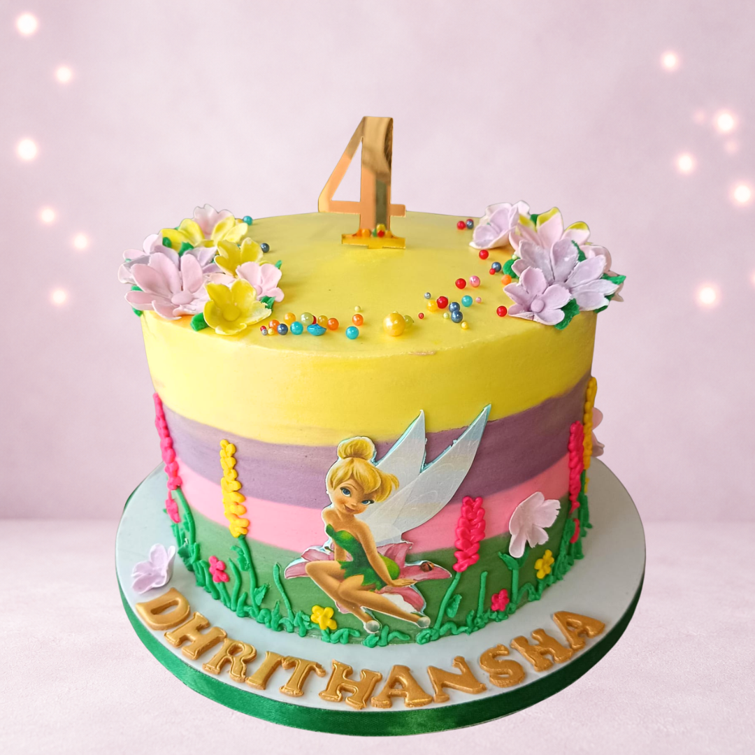 Enchanted Fairy Garden Birthday Cake