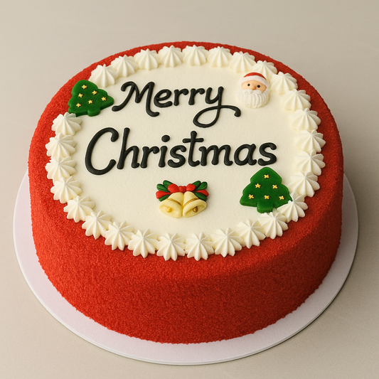 Red Velvet Merry Cake