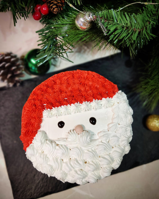 Santa Face Cake