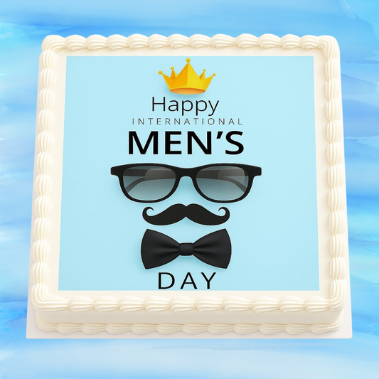 Men’s Day Custom Photo Cake