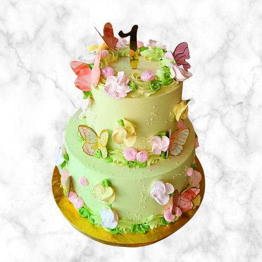 Butterfly Bliss Anniversary Cake