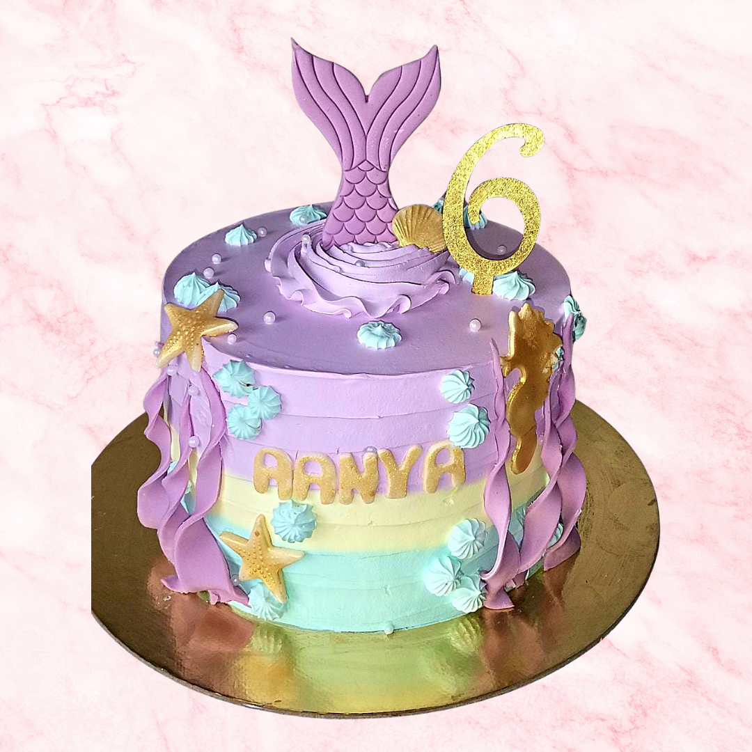 Enchanted Mermaid Tail Cake