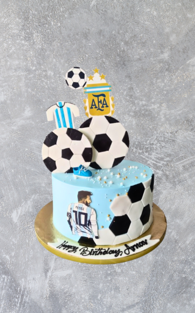 Football 'Messi' Victory Cake