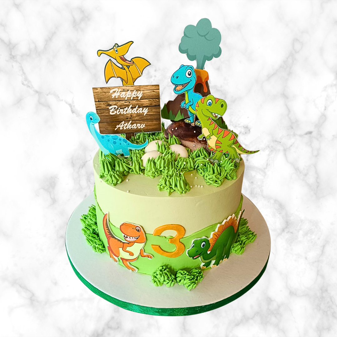 Dino Jungle Adventure Cake