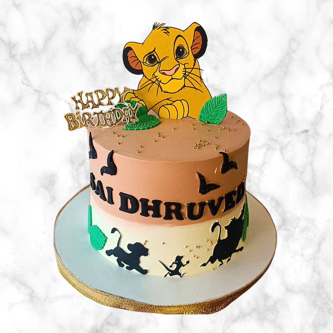 Simba Birthday Cake