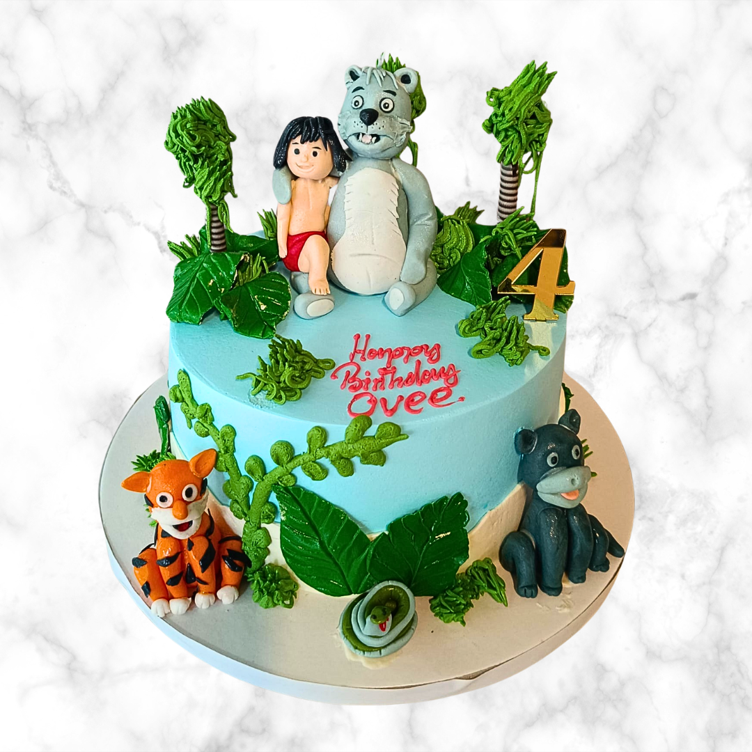 Mowgli's Jungle Party Cake