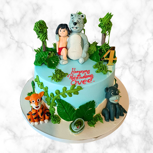 Mowgli's Jungle Party Cake