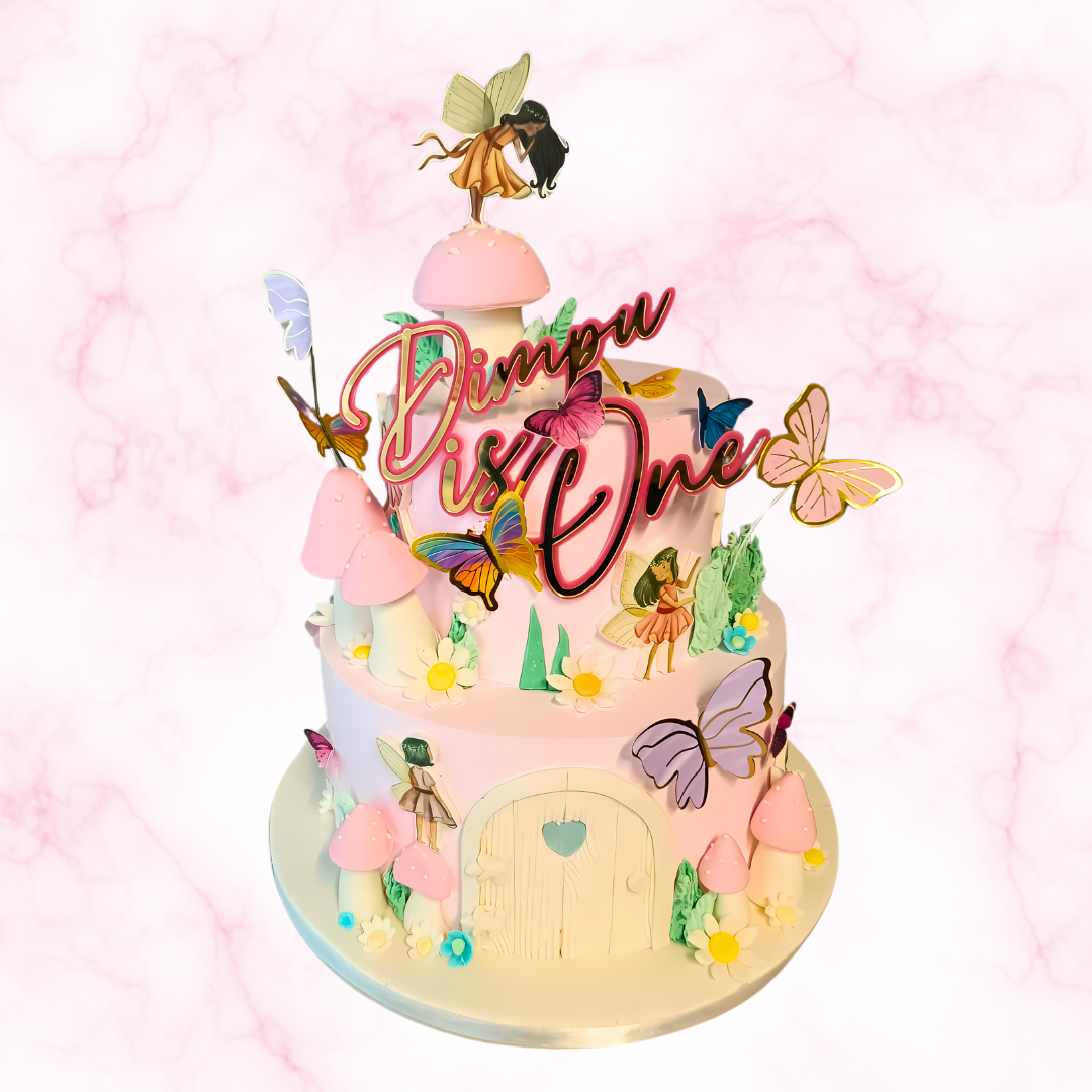 Dreamy Butterfly Fairy Cake