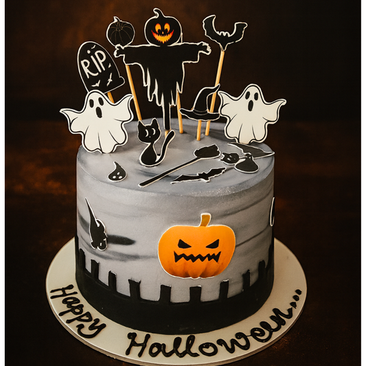 Spooky Halloween Cake
