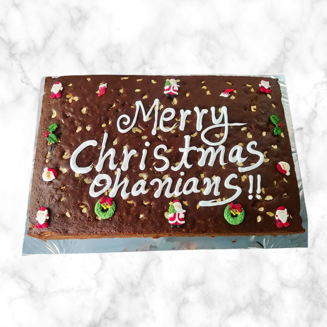 Christmas Plum Sheet Cake