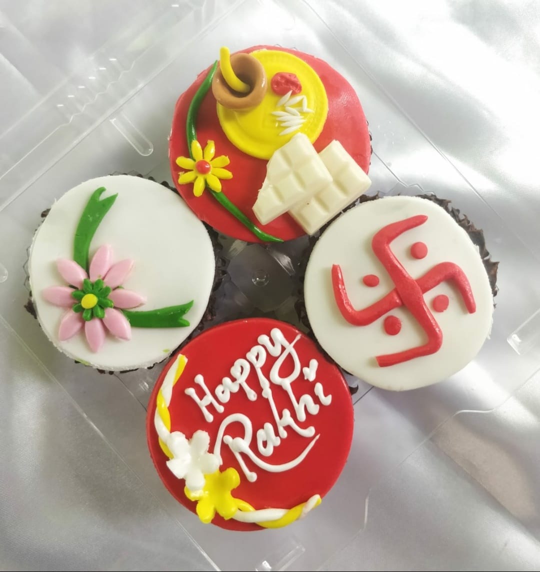 Rakhi Cupcakes (Box of 4)