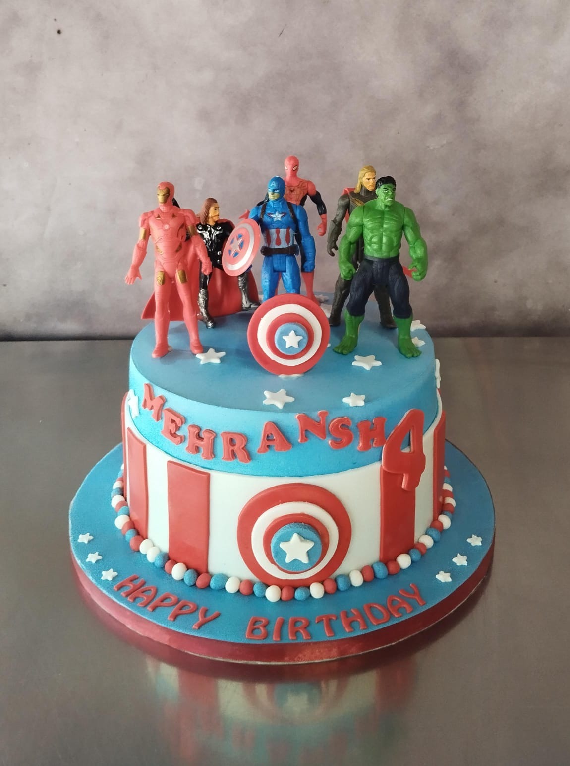 Avengers Assemble Cake