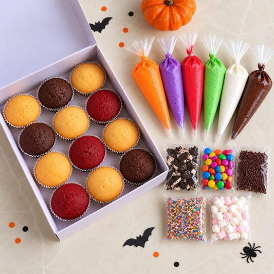 DIY Halloween Cupcake Decorating Kit