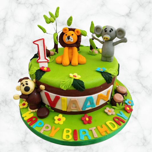 Animal Party Cake