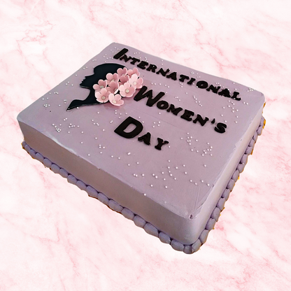 Women's Day Purple Cake