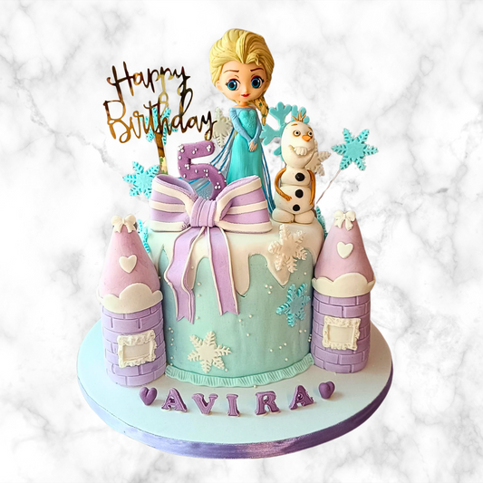 Frozen Fantasy Birthday Cake