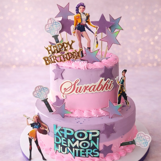 K-Pop Star Vibes Cake