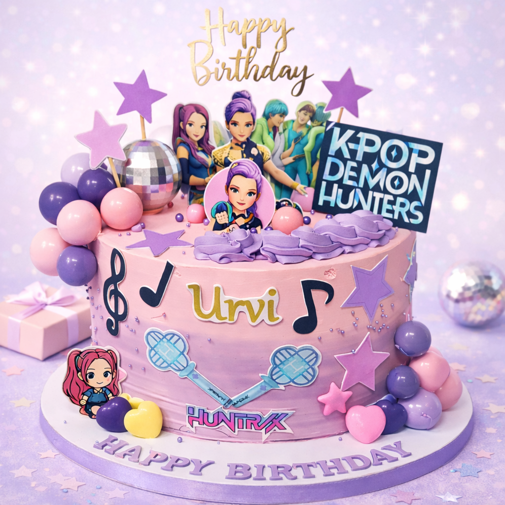 K-Pop Party Power Cake