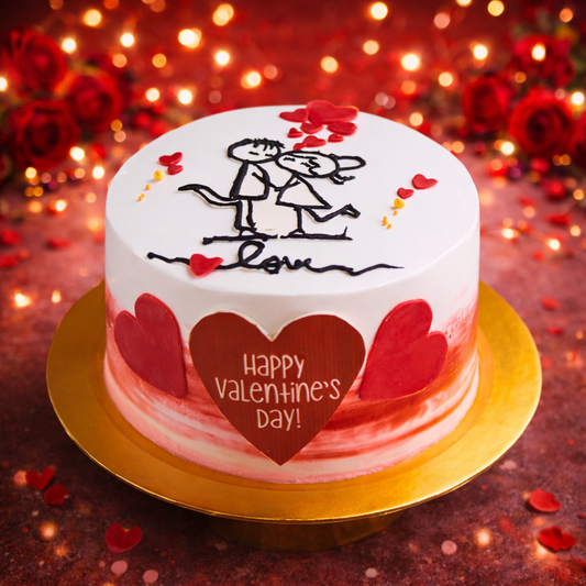 Valentine Sweetheart Cake