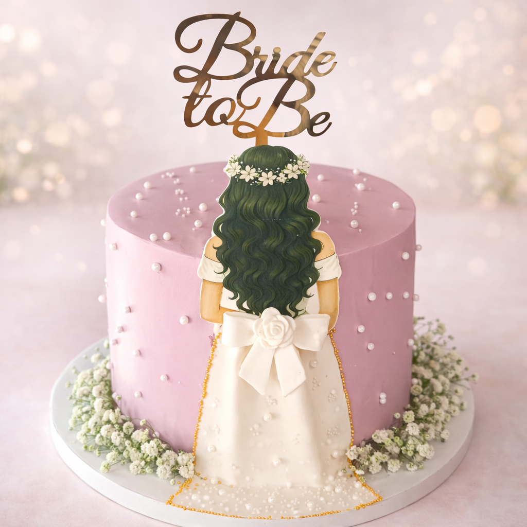 Blushing Bride-To-Be Cake
