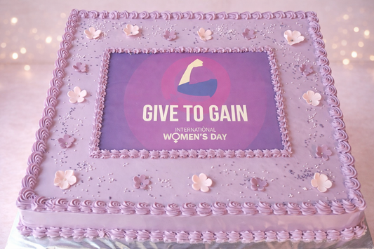 Give To Gain Women’s Day Cake