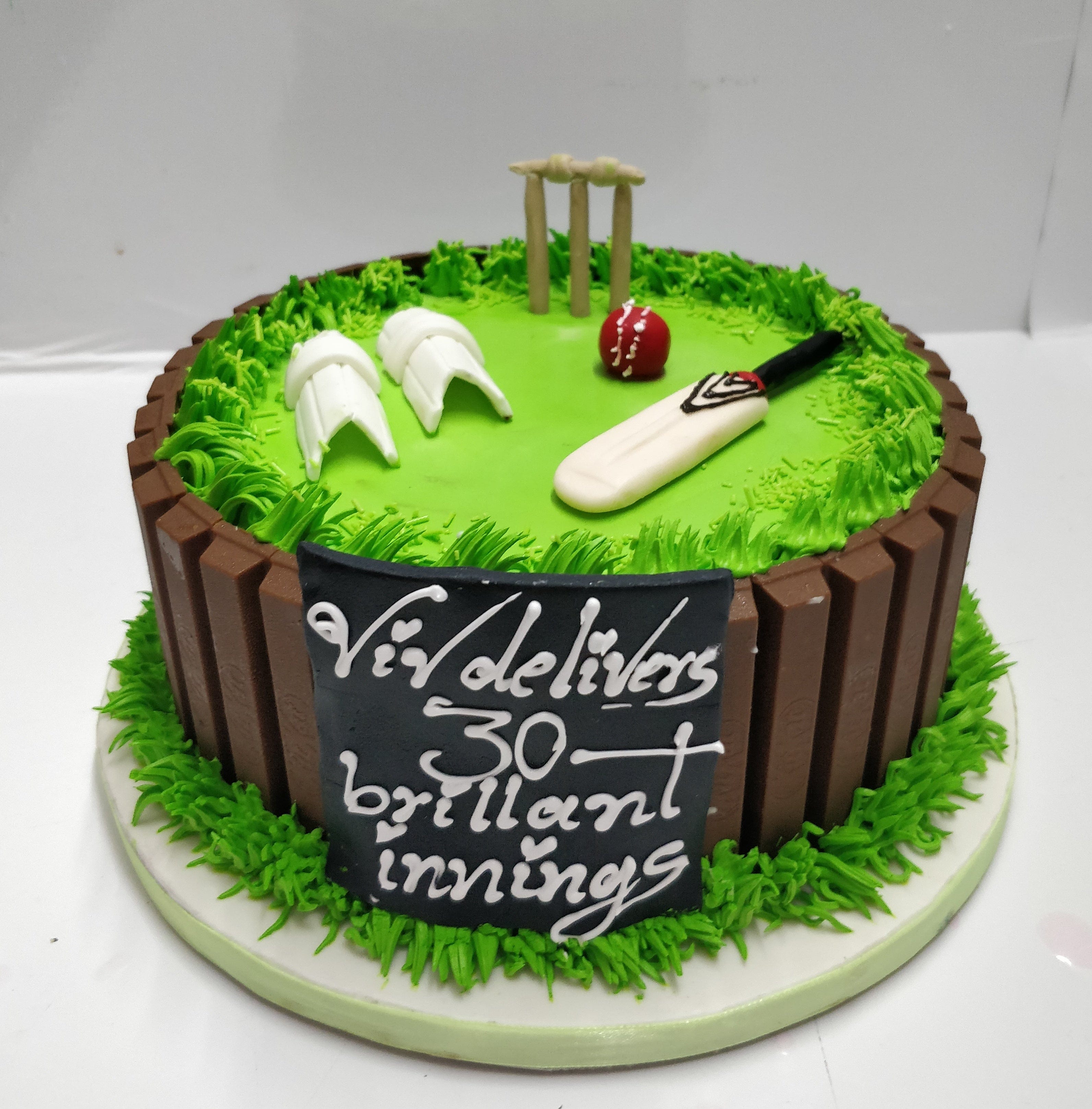 Cricket Cake | Cricket birthday cake, Cricket cake, Cricket theme cake