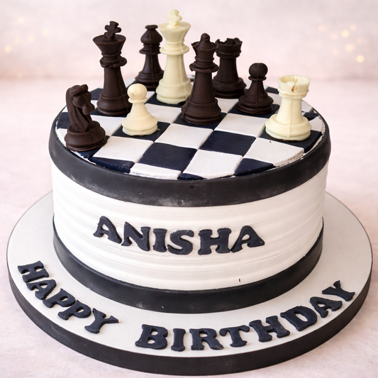 Checkmate Celebration Cake