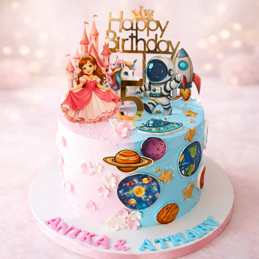 Blush Bloom Celebration Cake