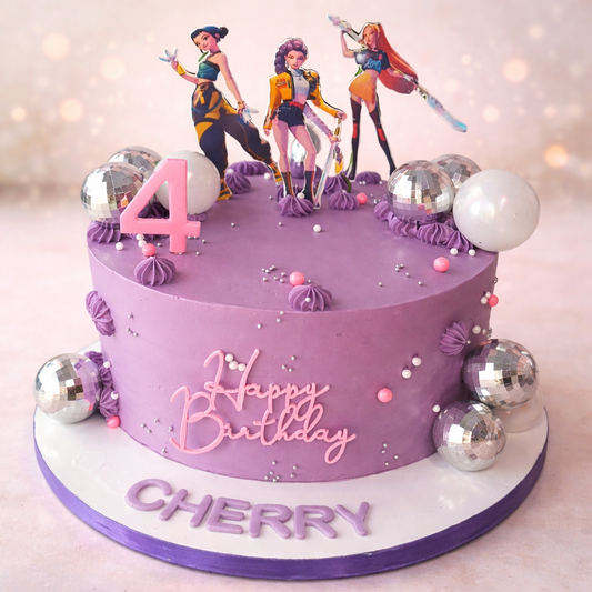 Pop Star Birthday Cake