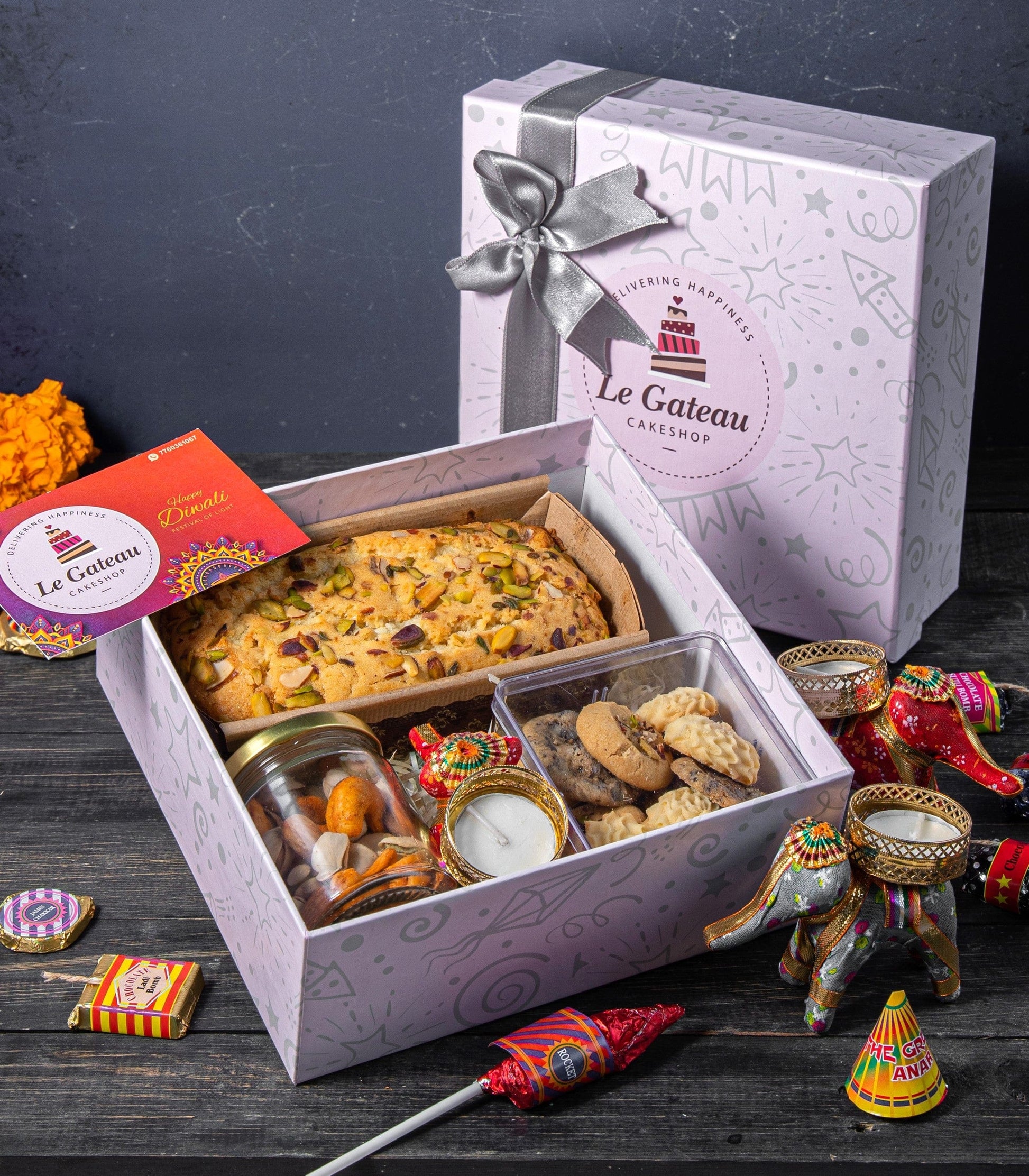 legateaucakes Eggless Diwali Festive Hamper