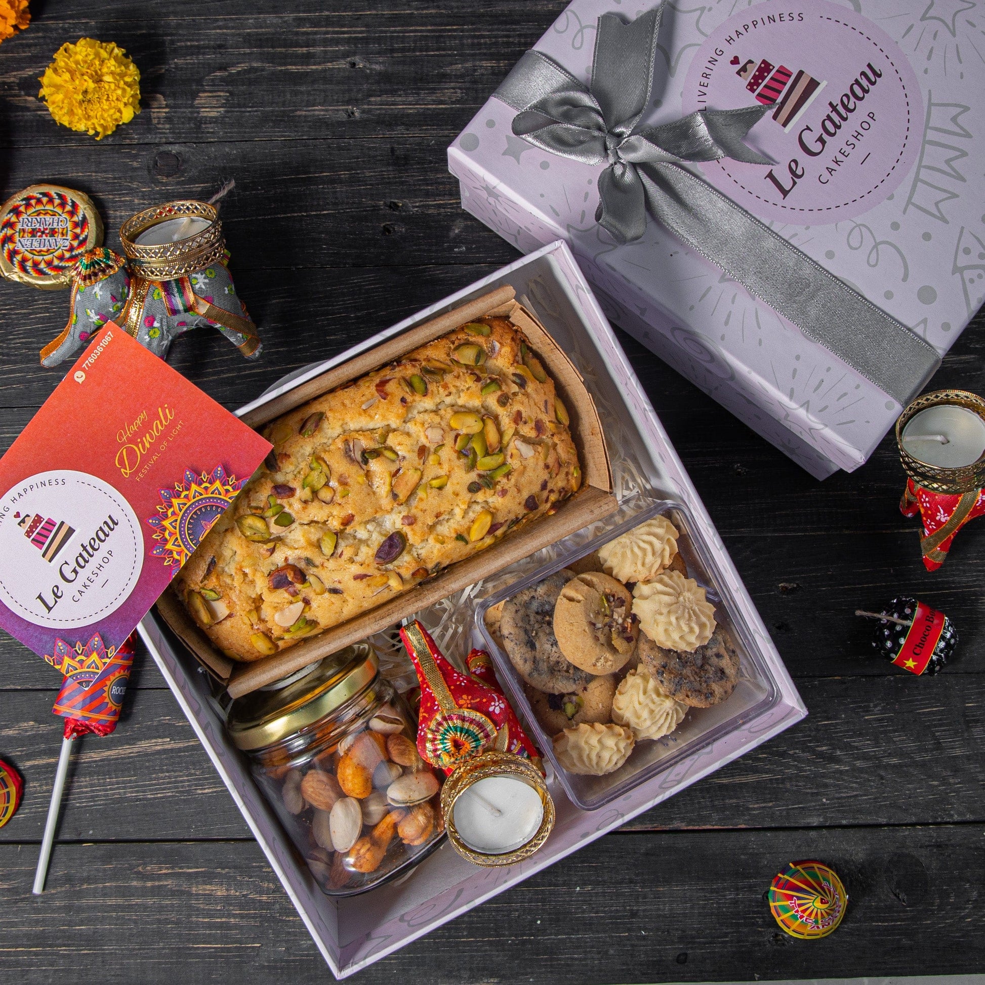 legateaucakes Eggless Diwali Festive Hamper