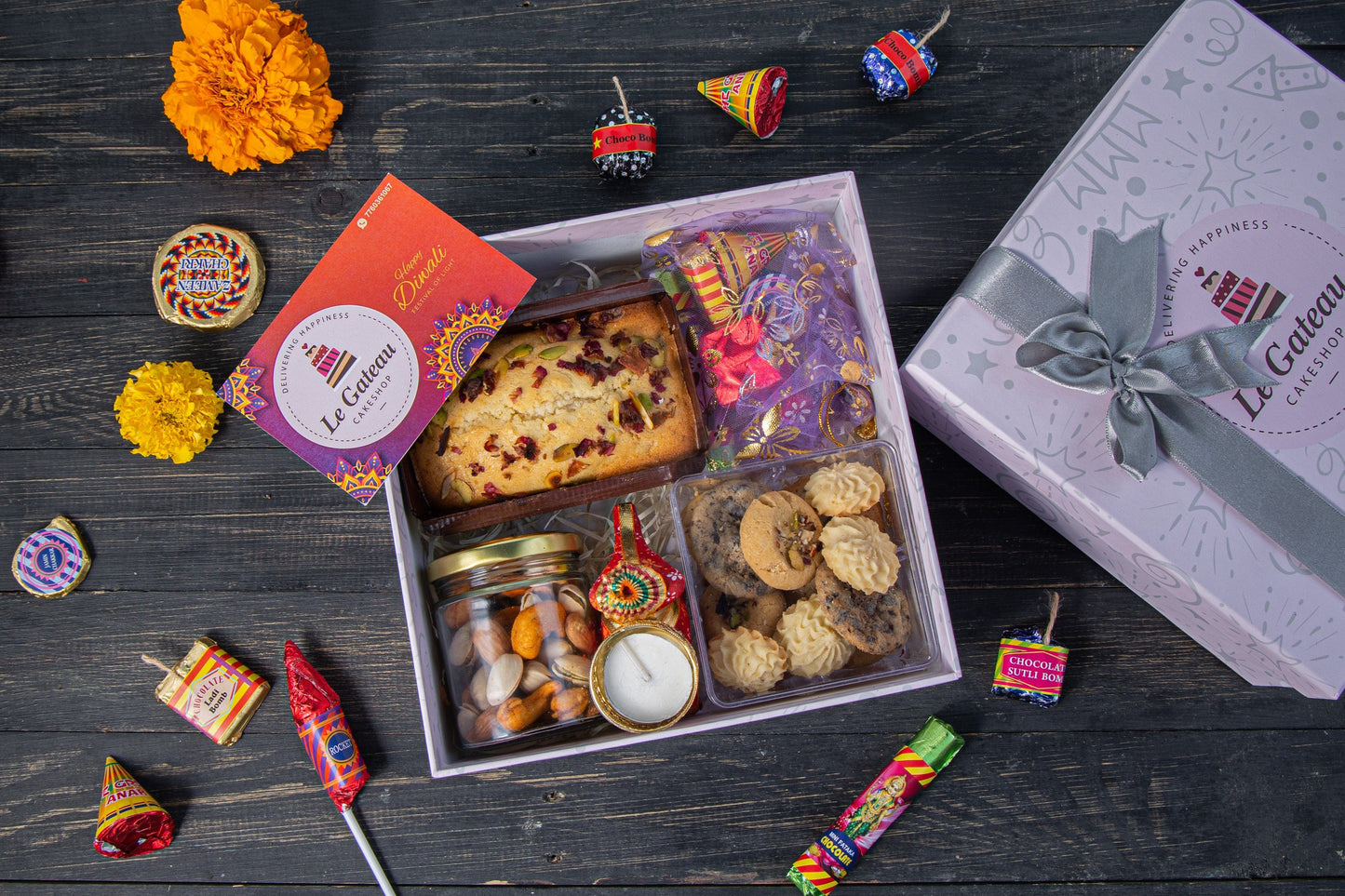 legateaucakes Eggless Diwali Indulgence Hamper