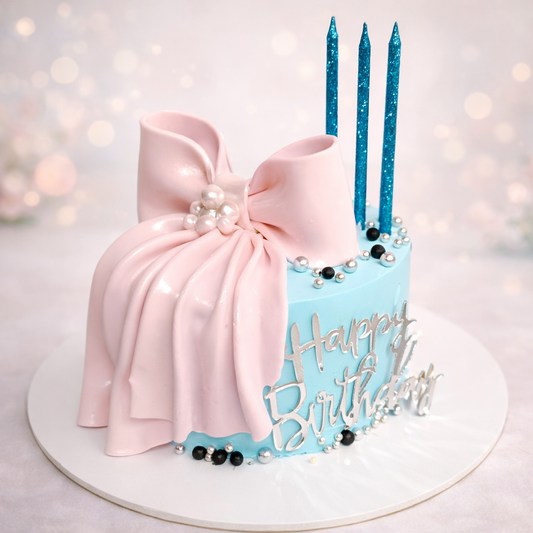 Blush Bow Dream Cake