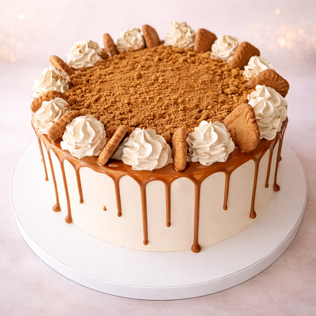 Lotus Biscoff Cake