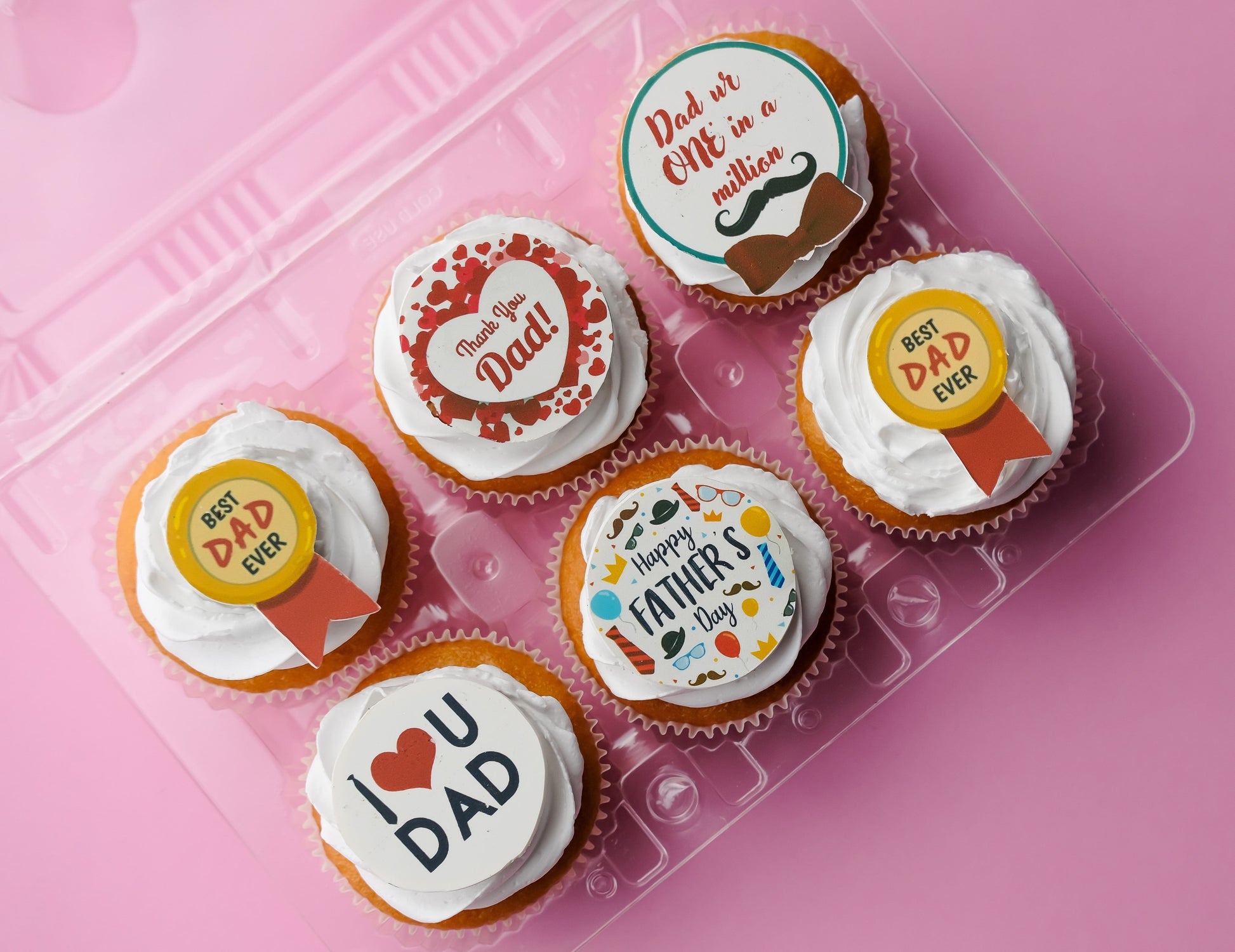 legateaucakes Father's Day Cupcakes (Box of 6)