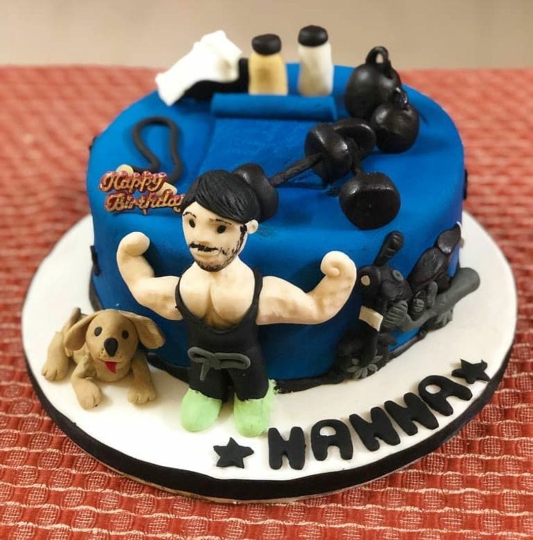 Order Gym Cake customised by Kukkr Home Bakers | Order cakes online