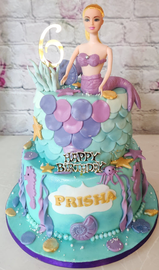 legateaucakes Mermaid Princess cake