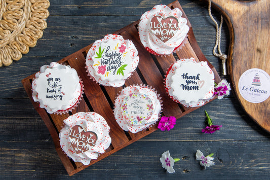 legateaucakes Mother's Day Cupcakes (Box of 6)