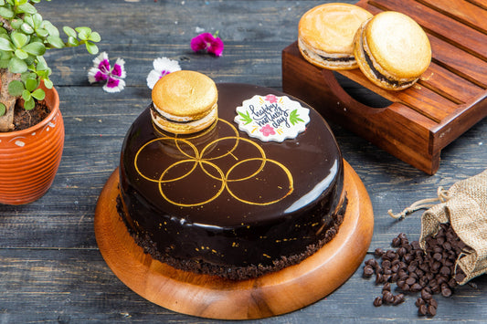 legateaucakes Mother's Day Double Dark Chocolate Cake (700g)